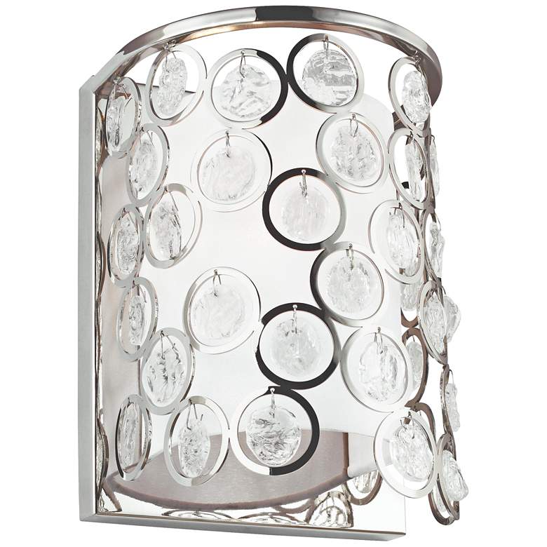 Image 1 Generation Lighting Lexi 13 inchH Polished Nickel Wall Sconce
