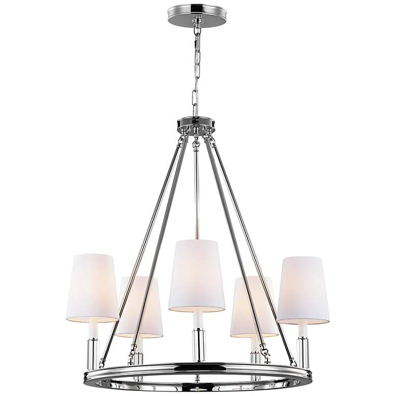 Image 2 Generation Lighting Lismore 28 1/4" Wide Polished Nickel Chandelier