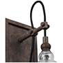 3_Generation Lighting Loras 17" High Dark Weathered Iron Wall Sconce more views