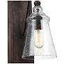 4_Generation Lighting Loras 17" High Dark Weathered Iron Wall Sconce more views