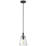 2_Generation Lighting Loras 5 3/4" Wide Dark Weathered Iron Mini Pendant