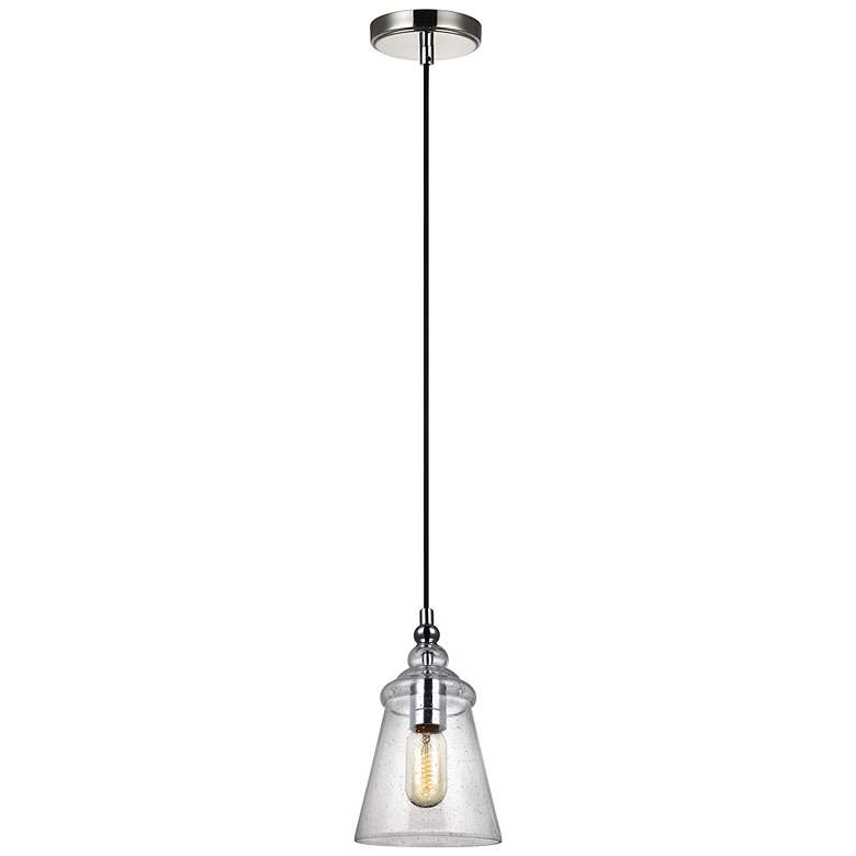 Image 1 Generation Lighting Loras Chrome Pendant 1 A19 75 watt