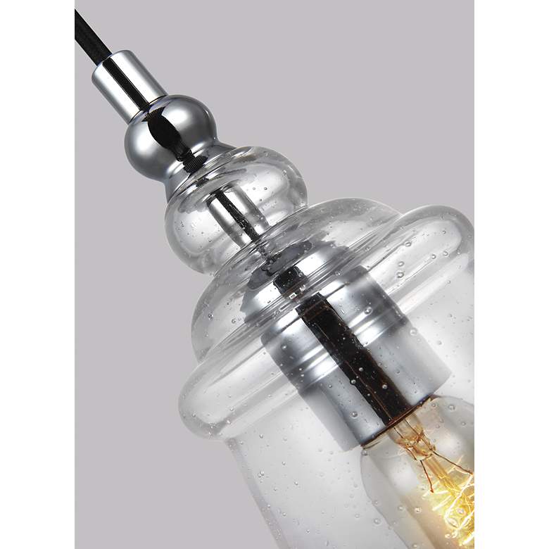 Image 3 Generation Lighting Loras Chrome Pendant 1 A19 75 watt more views