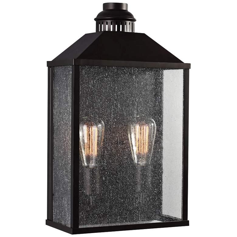 Image 1 Generation Lighting Lumiere 19"H Bronze Outdoor Wall Light