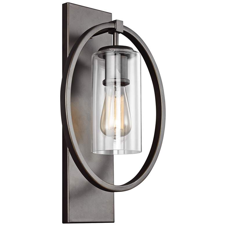 Image 2 Generation Lighting Marlena 18 inch High Antique Bronze Wall Sconce