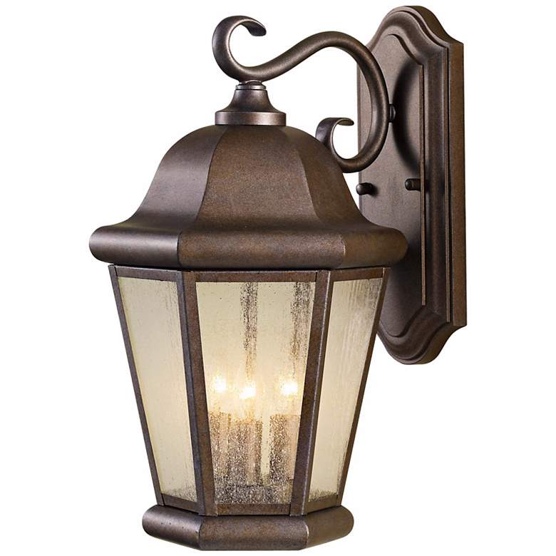 Image 1 Generation Lighting Martinsville 17"H Outdoor Wall Lantern