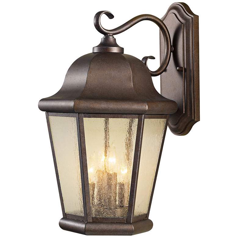 Image 1 Generation Lighting Martinsville 20"H Outdoor Wall Lantern