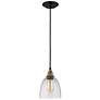 1_Generation Lighting Matrimonio 10"W Driftwood Mini Pendant
