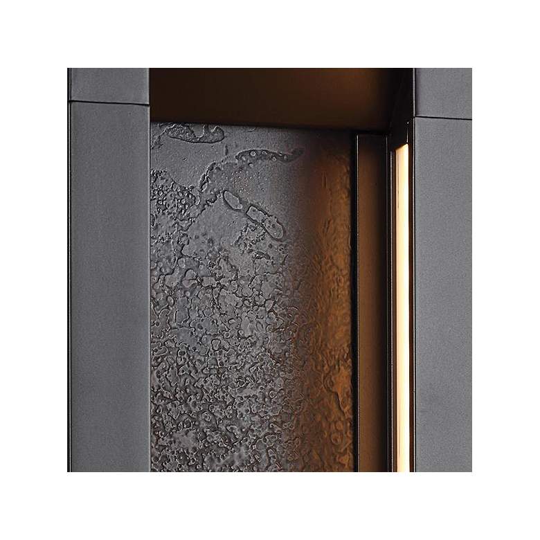 Image 3 Generation Lighting Mattix 14 1/2" High Bronze LED Outdoor Wall Light more views