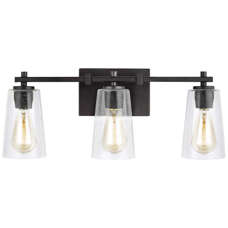 Image 2 Generation Lighting Mercer 21 1/2" Rubbed Bronze 3-Light Bath Light