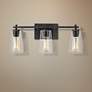 1_Generation Lighting Mercer 21 1/2" Rubbed Bronze 3-Light Bath Light