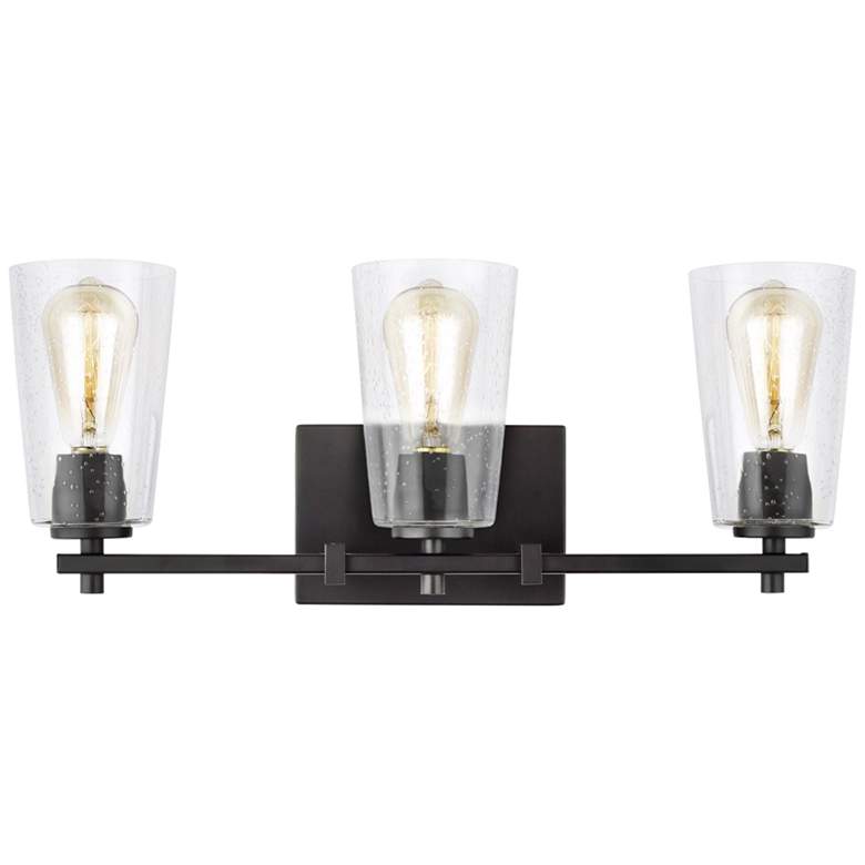 Image 4 Generation Lighting Mercer 21 1/2" Rubbed Bronze 3-Light Bath Light more views