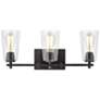 4_Generation Lighting Mercer 21 1/2" Rubbed Bronze 3-Light Bath Light more views