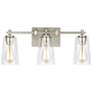 2_Generation Lighting Mercer 21 1/2" Satin Nickel 3-Light Bath Light