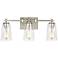 Generation Lighting Mercer 21 1/2" Satin Nickel 3-Light Bath Light