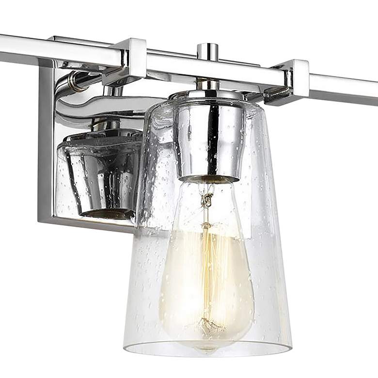 Image 3 Generation Lighting Mercer 21 1/2 inch Wide Chrome 3-Light Bath Light more views