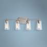 1_Generation Lighting Mercer 28 3/4" Satin Nickel 4-Light Bath Light