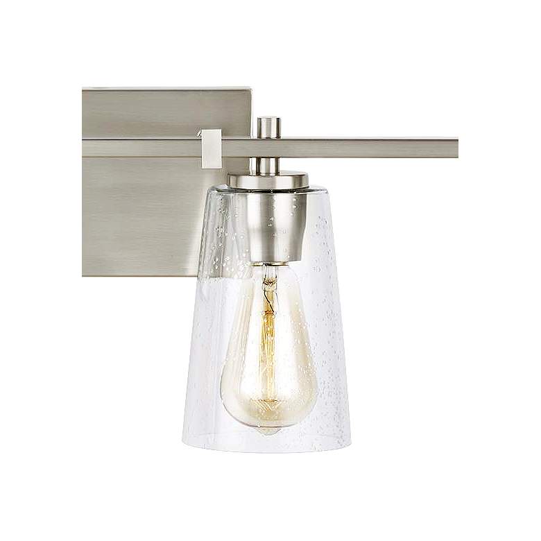 Image 3 Generation Lighting Mercer 28 3/4" Satin Nickel 4-Light Bath Light more views