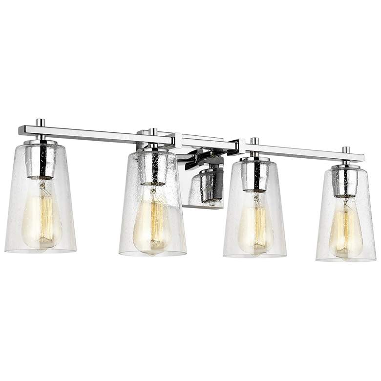 Image 2 Generation Lighting Mercer 28 3/4" Wide Chrome 4-Light Bath Light