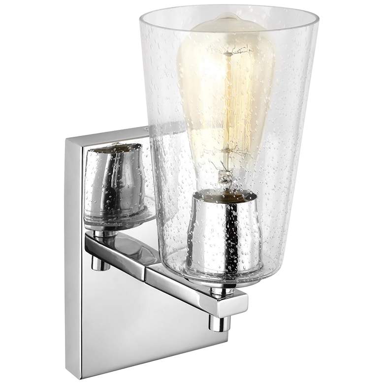 Image 3 Generation Lighting Mercer 9" High Chrome Wall Sconce more views