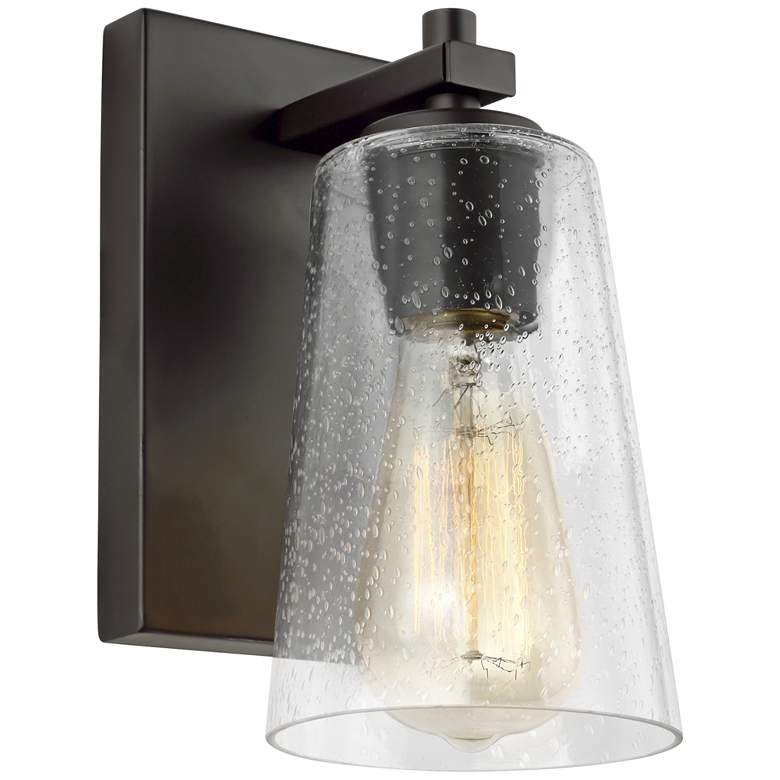Image 2 Generation Lighting Mercer 9" High Oil-Rubbed Bronze Wall Sconce