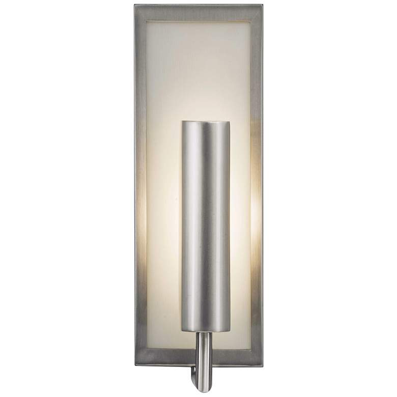 Image 1 Generation Lighting Mila Steel 14 3/4 inch High Wall Sconce