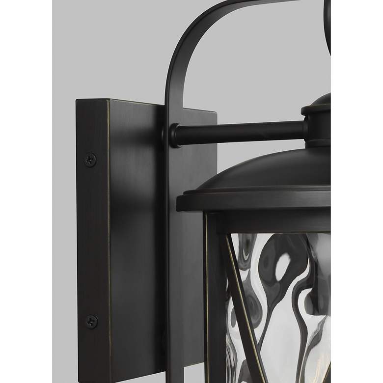 Image 2 Generation Lighting Millbrooke A19 6.75" Bronze Outdoor Wall more views