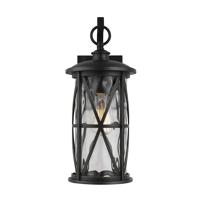 Image 3 Generation Lighting Millbrooke A19 6.75" Bronze Outdoor Wall more views