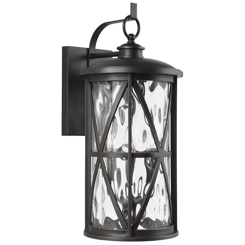 Image 1 Generation Lighting Millbrooke B10 10" Bronze Outdoor Wall