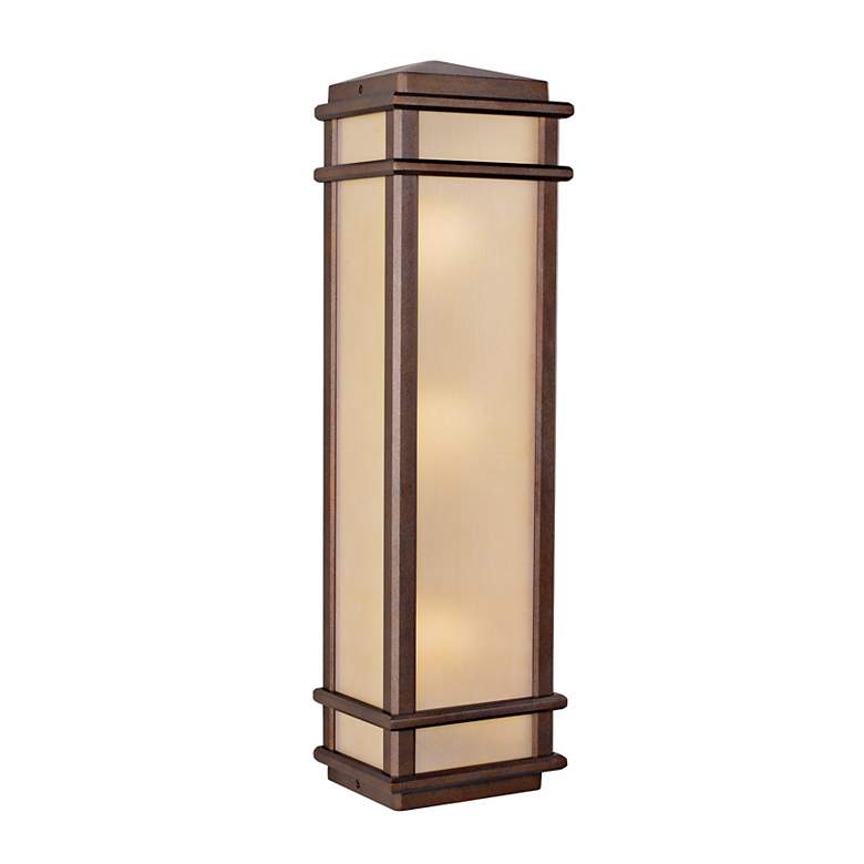 Image 1 Generation Lighting Mission Lodge 26 inchH Outdoor Wall Light