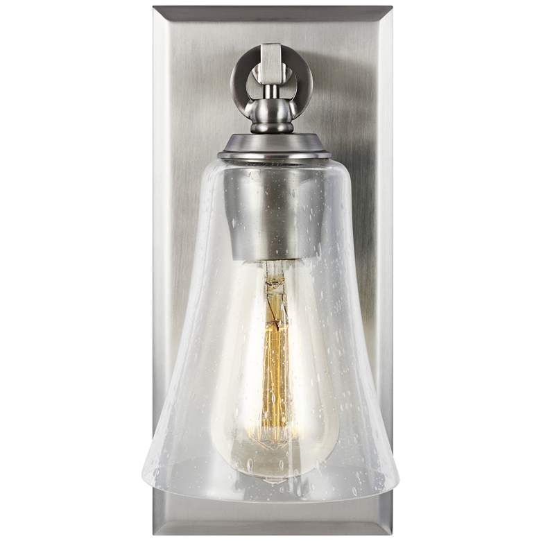 Image 2 Generation Lighting Monterro 11 inchH Satin Nickel Wall Sconce