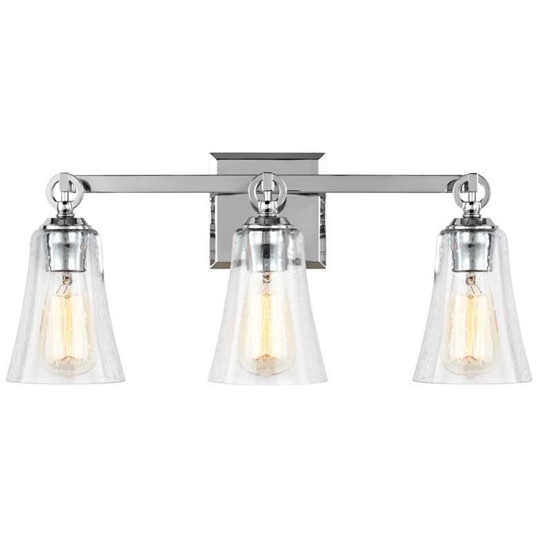 Image 2 Generation Lighting Monterro 21 3/4" Wide 3-Light Chrome Bath Light