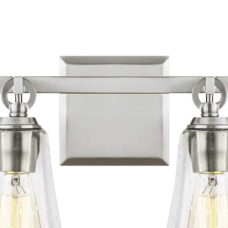 Image 3 Generation Lighting Monterro 30 1/4" Satin Nickel 4-Light Bath Light more views