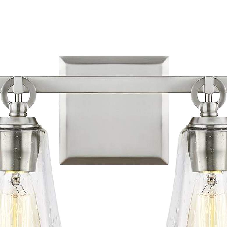 Image 3 Generation Lighting Monterro 30 1/4 inch Satin Nickel 4-Light Bath Light more views