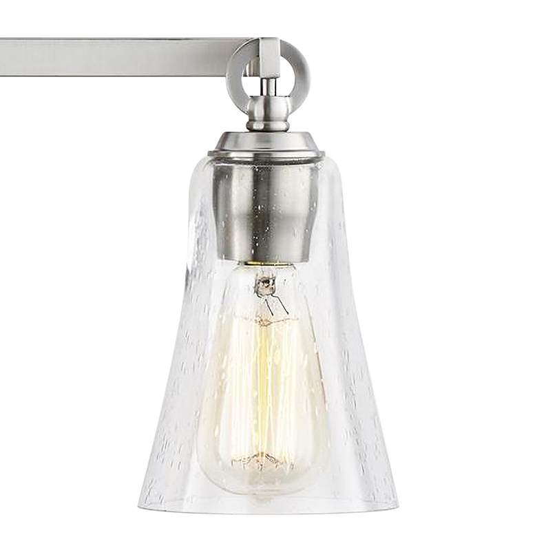 Image 4 Generation Lighting Monterro 30 1/4" Satin Nickel 4-Light Bath Light more views