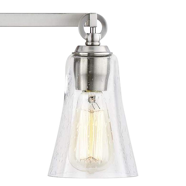 Image 4 Generation Lighting Monterro 30 1/4 inch Satin Nickel 4-Light Bath Light more views