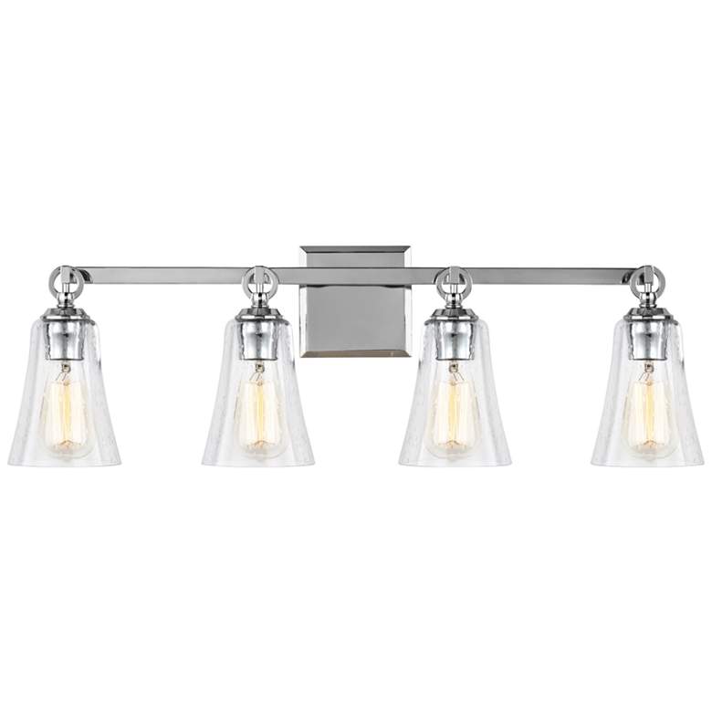 Image 2 Generation Lighting Monterro 30 1/4" Wide 4-Light Chrome Bath Light