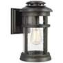 1_Generation Lighting Newport 13" High Antique Bronze Outdoor Wall Light