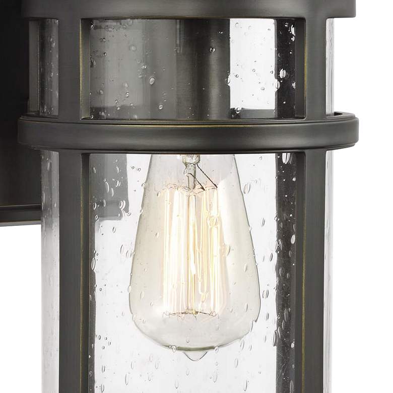 Image 2 Generation Lighting Newport 13" High Antique Bronze Outdoor Wall Light more views