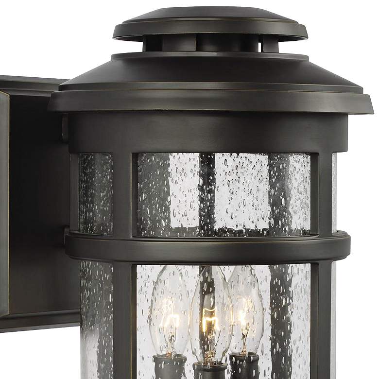 Image 2 Generation Lighting Newport 16" High Antique Bronze Outdoor Wall Light more views
