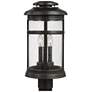 1_Generation Lighting Newport 18 1/2" Antique Bronze Outdoor Post Light