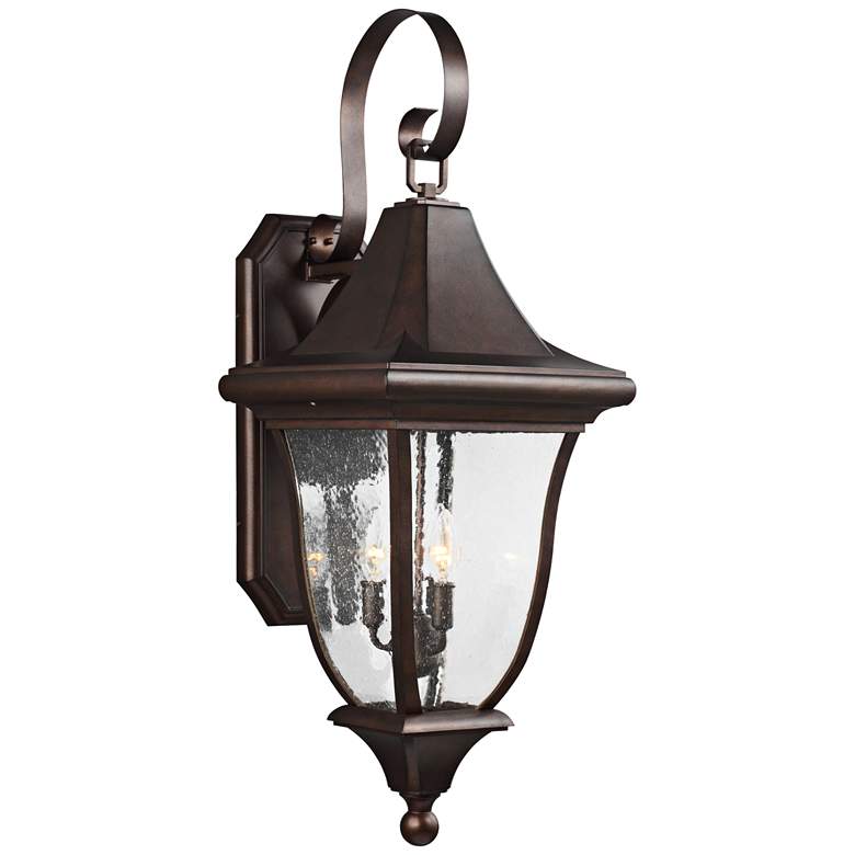 Image 1 Generation Lighting Oakmont 33 3/4" Bronze 3-Light Outdoor Light