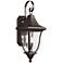 Generation Lighting Oakmont 33 3/4" Bronze 3-Light Outdoor Light