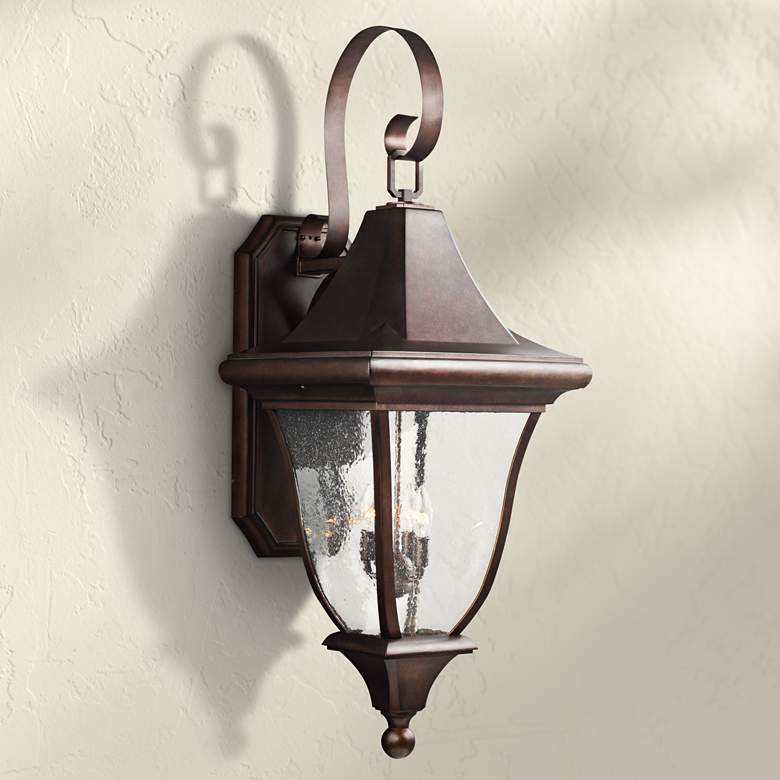 Image 1 Generation Lighting Oakmont 43 3/4" Patina Bronze Outdoor Wall Light