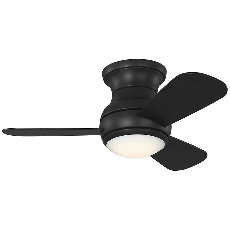Image 2 Generation Lighting Orbis 32 Hugger LED Array Black Fan more views
