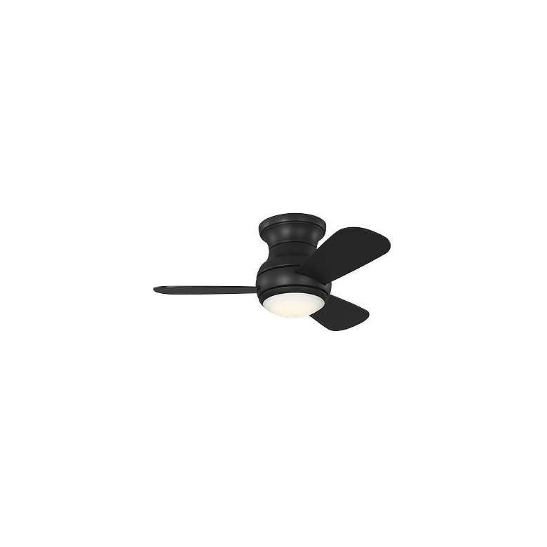 Image 3 Generation Lighting Orbis 32 Hugger LED Array Black Fan more views