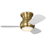 2_Generation Lighting Orbis 32 Hugger LED Array Satin Brass Fan more views