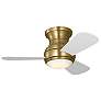3_Generation Lighting Orbis 32 Hugger LED Array Satin Brass Fan more views