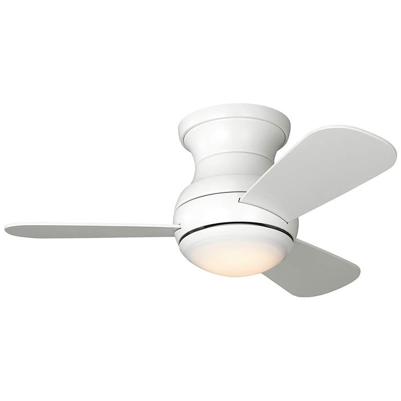 Image 2 Generation Lighting Orbis 32 Hugger LED Array White Fan more views