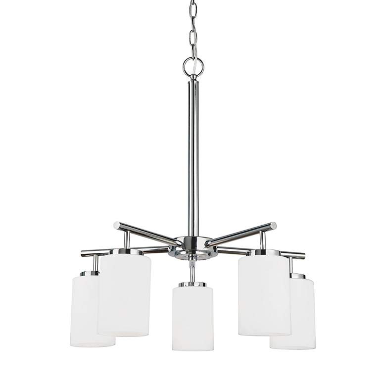 Image 2 Generation Lighting Oslo A19 24" Chrome Pendant more views